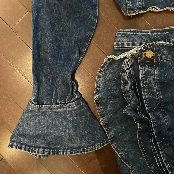 DENIM 2PC DRESS - Picture 7 of 10